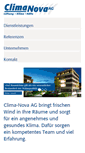 Mobile Screenshot of climanova.ch